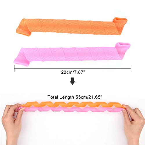 Orgrimmar 30PCS No Heat Magic Hair Curlers for Extra Long Hair (55cm)