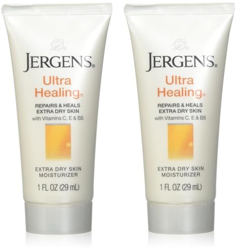 Jergens Ultra Healing Moisturizer - Travel Size Body & Hand Lotion (2-Pack)