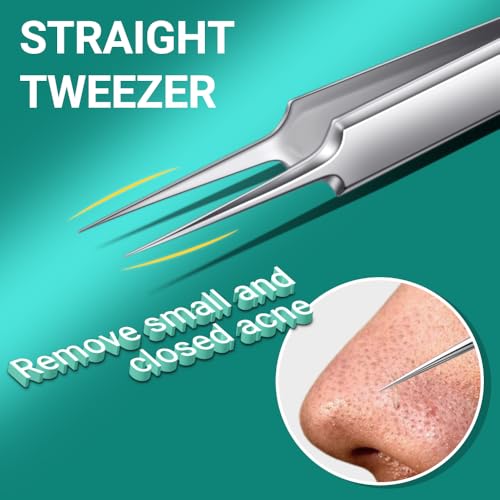 6-Piece Pimple Popper Tool Kit - Blackhead Remover & Extractor Set