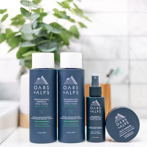 Oars + Alps Clay Hair Pomade for Men, Medium Hold & Matte Finish, 2oz