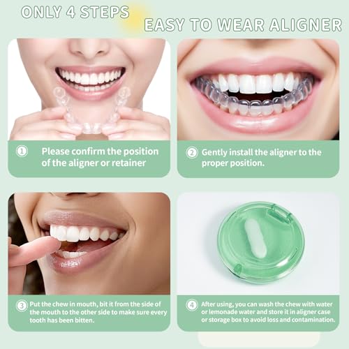 5 Pack Premium Aligner Chewies for Invisalign & Retainers