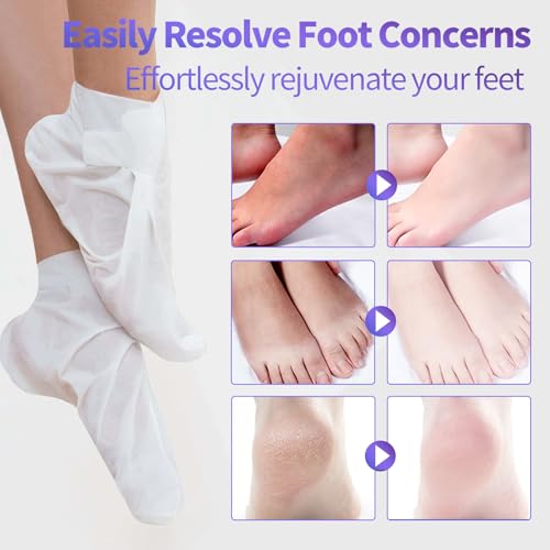Lavender Aloe Moisturizing Foot Mask Pack - Christmas Gift, Spa Stocking Stuffers