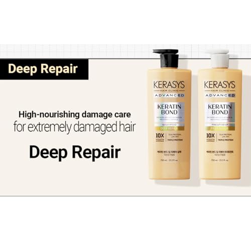 Kerasys Advanced Keratin Bond Treatment - Deep Repair Hair Mask 600ml