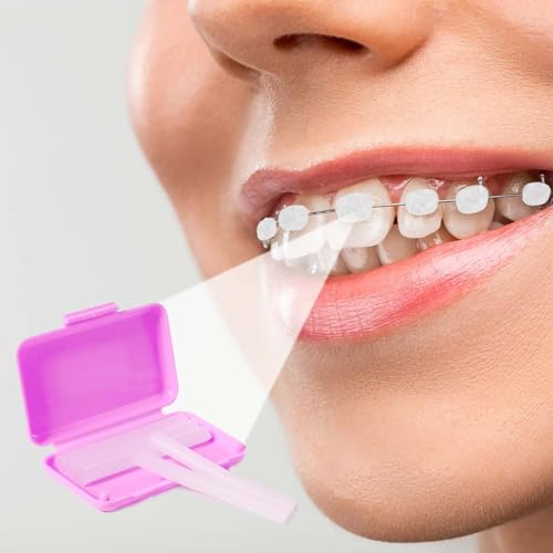 KISEER 12 Pack Colorful Orthodontic Wax for Braces Relief