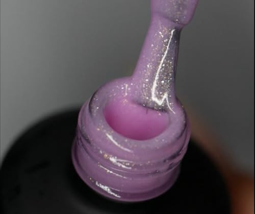 IN.HYPE Shimmer Rubber Base Gel - Diamond Pink, Soak Off & UV/LED Cured