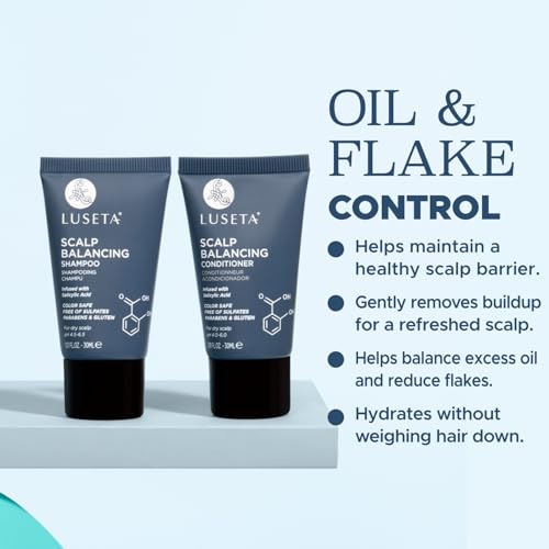 Luseta Scalp Balancing Shampoo & Conditioner Travel Set - 2 x 1.01 Oz