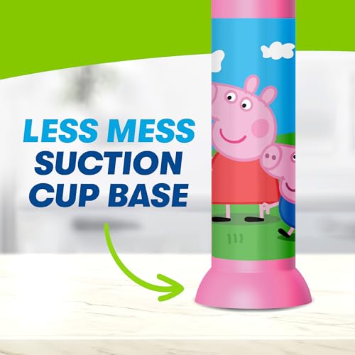 Firefly Peppa Pig Ready Go Timer Toothbrush (Pack of 2) - Soft Bristles & Suction Cup