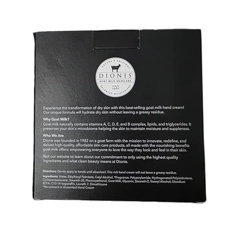 Dionis Goat Milk Hand Cream Set - French Vanilla & Lavender, 1 oz, Travel Pack
