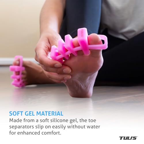 Tuli’s SoftMoves Adjustable Toe Separators for Bunions - Pink