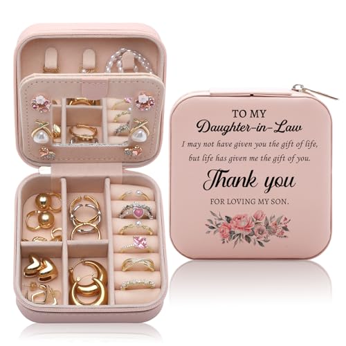 Jewelry Box for Daughter-in-Law - Stylish Travel Organizer