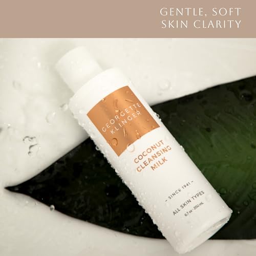 Georgette Klinger Coconut Cleansing Milk - Vegan Makeup Remover, 6.7 oz