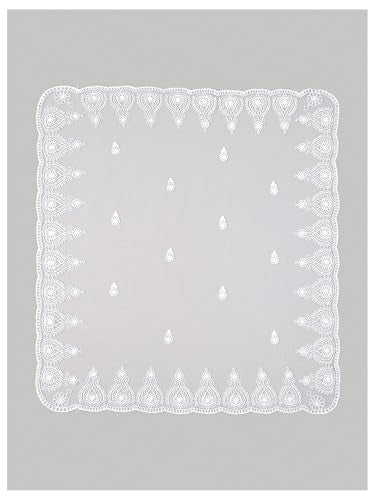 Floerns Women's Floral Embroidery Lace Hair Bandana, Sheer Mesh Head Scarf