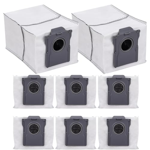 Dreame Compatible Dust Bags - 3L Large Disposable Vacuum Bags (8 Pack)
