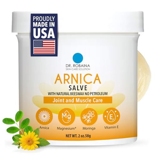 Dr. Robaina Arnica Salve - Fast-Absorbing 2 oz Balm for Skin Comfort