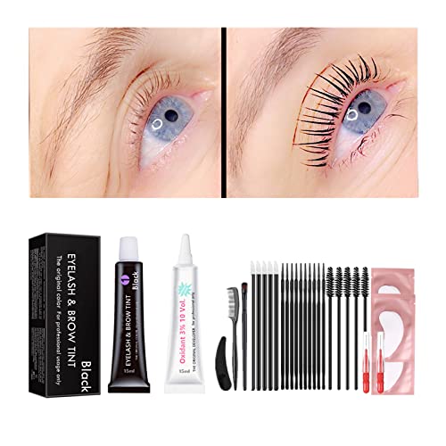 Libeauty Black Lash Tint Kit - 6 Week Keratin Eyelash & Eyebrow Dye