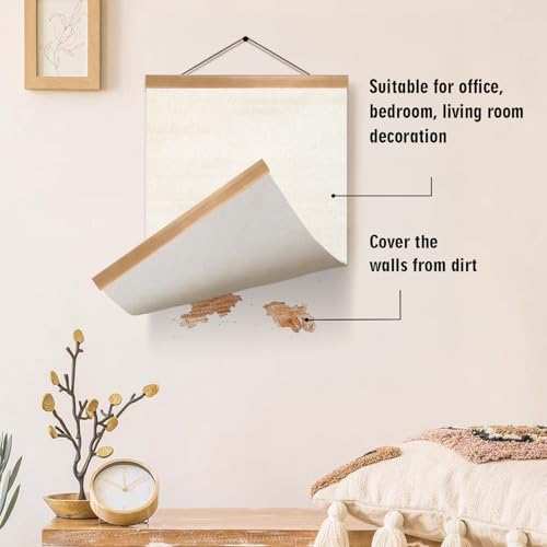 Funny Shark Bathroom Wall Art - 12x16 Inch Linen Poster