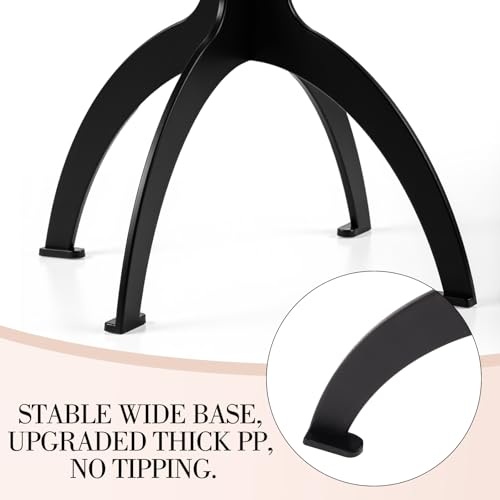 Portable Wig Stand 2 Pack - Stable Holder for Travel & Home
