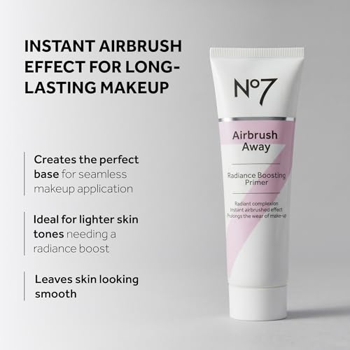 No7 Airbrush Away Illuminating Face Primer - Radiance Boosting 30ml