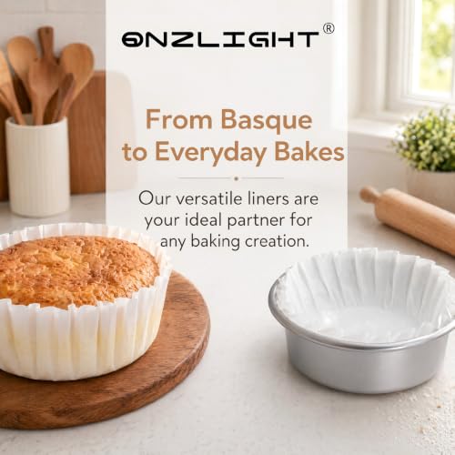 6 Inch Non-Stick Parchment Liners - 100 Count for Cheesecakes
