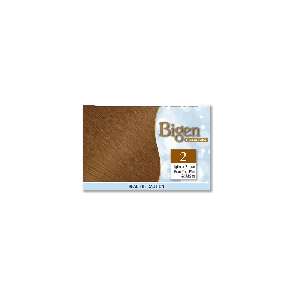 Bigen One Push Hair Color - Lightest Brown | Easy Application, 2 Pack