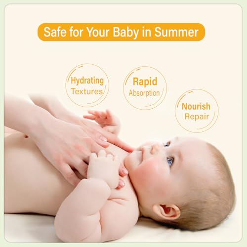 AOAO Heat Rash Care Cream for Babies, 100ml - Soothes Skin & Prevents Rashes