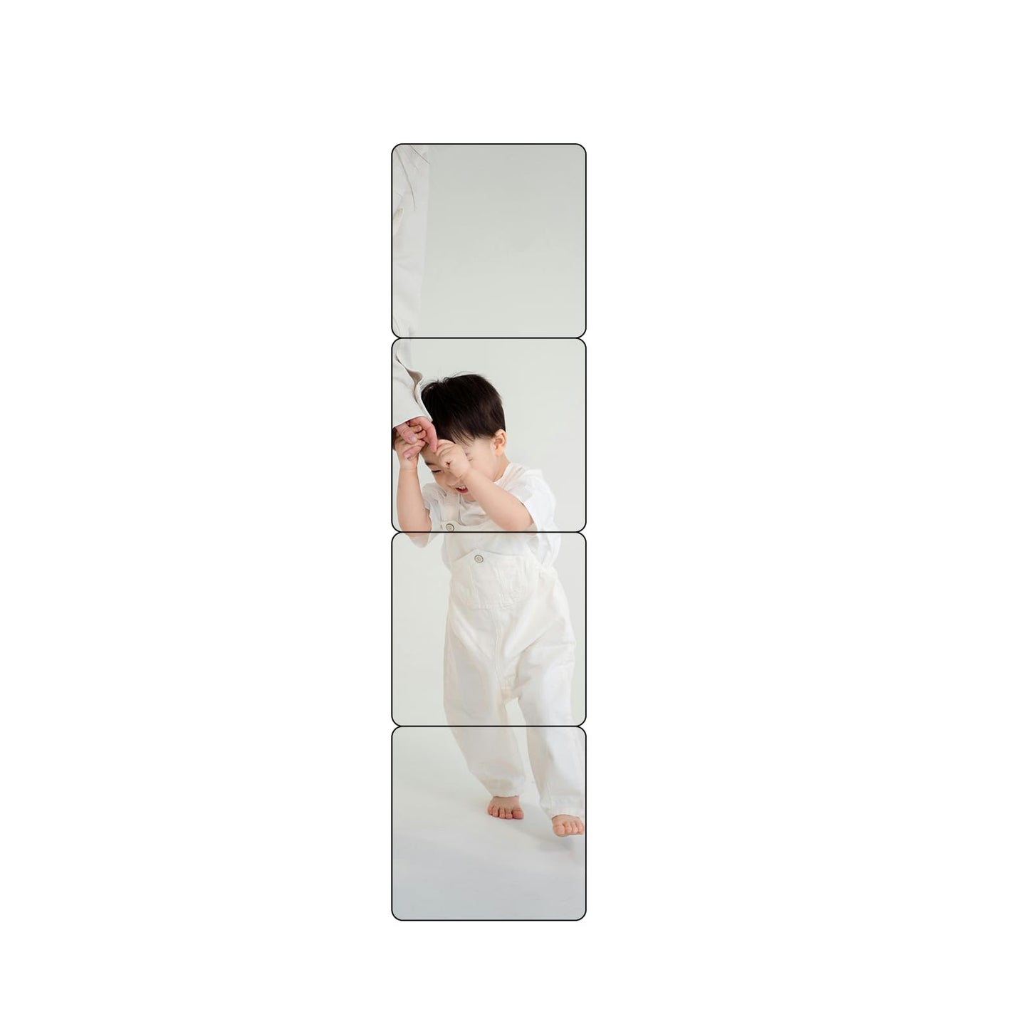 JIANGLAN Shower Mirror Fogless for Shaving, Bathroom No Fog Shaving Mirror, Anti Fog Makeup Small Mirror Travela Camping