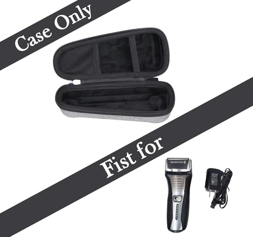 Hard Travel Case for Remington F5 Power Series Foil Shaver - Grey-Black