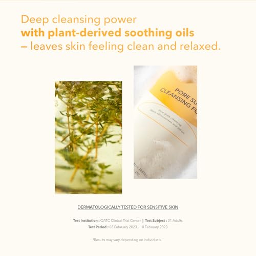 Cell Fusion C Pore Cleansing Foam - Deep Cleansing Facial Cleanser for Sensitive Skin, 150ml