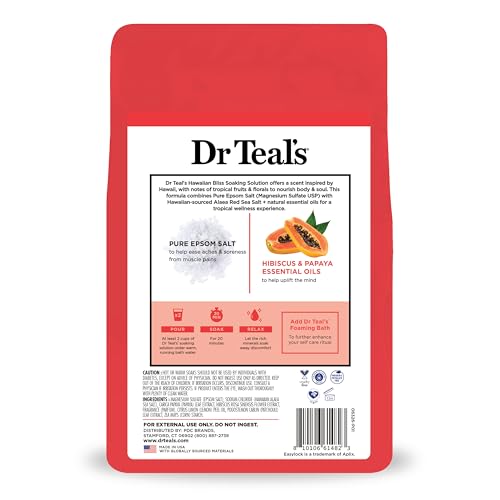 Dr Teal's Hawaiian Bliss Epsom Salt Magnesium Soak - 3 lbs