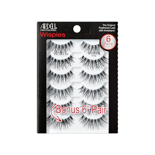 Ardell Wispies 113 Natural Look Wispy False Eyelashes - 6 Pairs