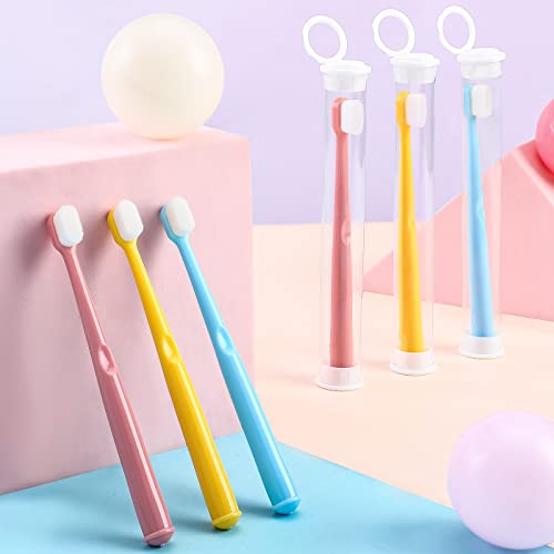 Fresh Style Patelai 6 Pcs Toddler Nano Toothbrush with 20000 Soft Bristles