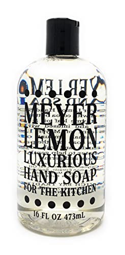 Greenwich Bay Meyer Lemon Hand Soap - 16 oz Pump Bottle for Kitchen