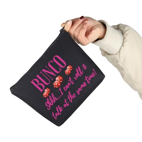JNIAP Bunco Shhh Bag - Funny Cosmetic Bag for Bunco Gifts
