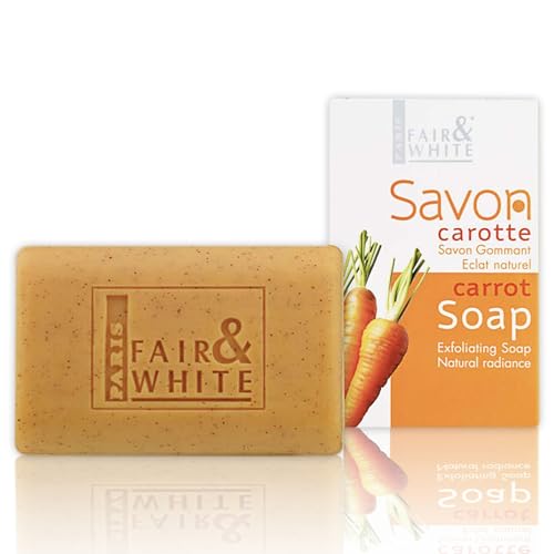 FAIR & WHITE Carrot Exfoliating Soap - Nourishing 200g