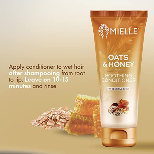 Mielle Organics Oats & Honey Soothing Conditioner for Hydrated Hair