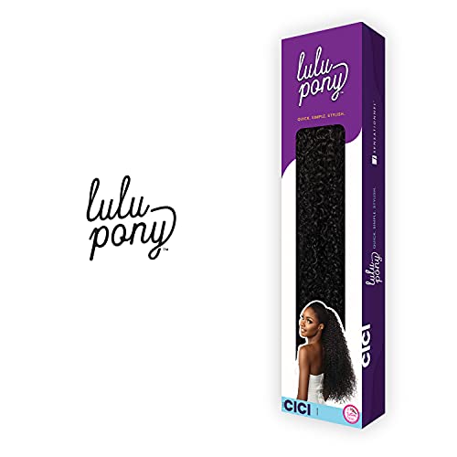 Sensationnel Lulu Drawstring Ponytail - Yaki Texture High Heat Synthetic