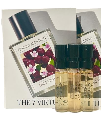 The 7 Virtues Cherry Ambition Perfume Sample Set for Women - 3 x 1.7 ml