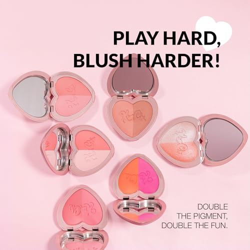 KimChiChic Beauty Thailor Blush Duo - Heart Compact 01-Pinky