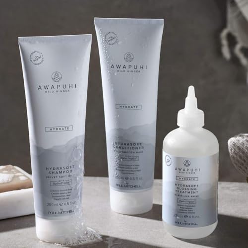 Awapuhi Wild Ginger HydraSoft Shampoo 2.5 Fl Oz - Soft, Hydrated Hair