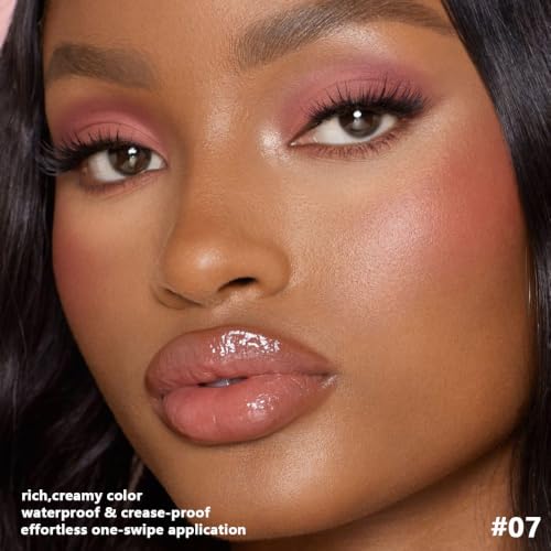 07# Rose Water Matte Liquid Eyeshadow - High Pigment, Long Lasting, Buildable, Vegan Cruelty-Free, 0.078 oz