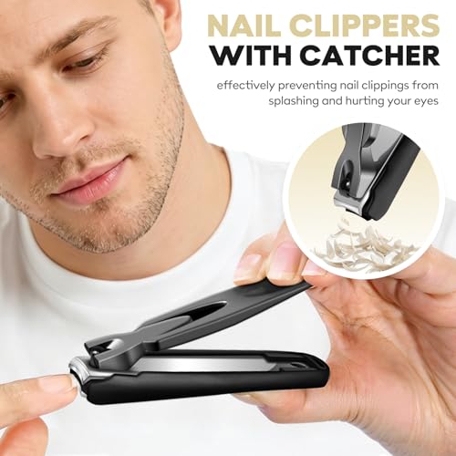 5-Piece Professional Toenail Clipper Set for Thick Nails & Seniors