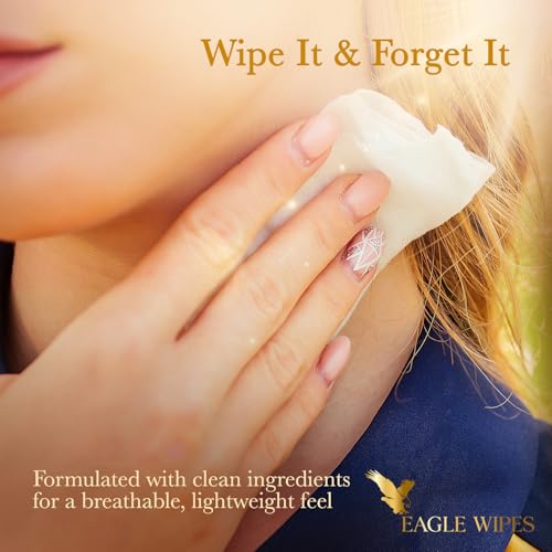 Eagle Wipes SPF 50 Mineral Moisturizer Wipes for Sports & Travel