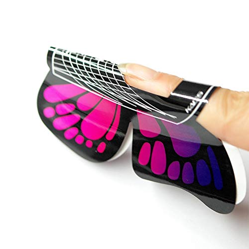 KADS 100 Self-Adhesive Nail Forms for Builder Gel & Nail Extensions