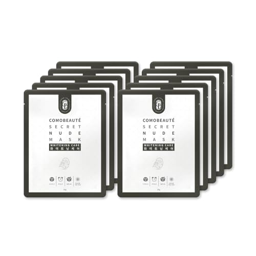Miss Dragon Brightening Facial Mask 10 Pack - Korean Skincare with Hyaluronic Acid & Niacinamide