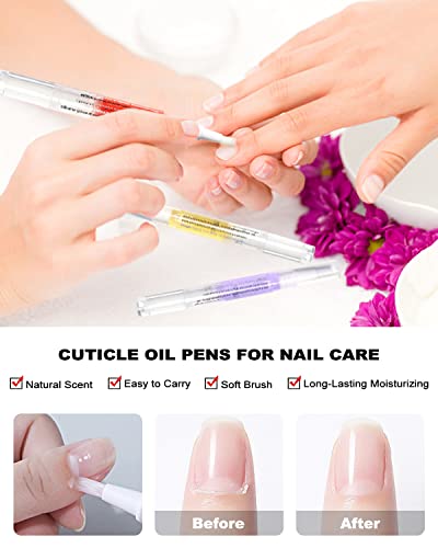 Fokostar Nail & Cuticle Oil Pens Kit - 15 Natural Scents