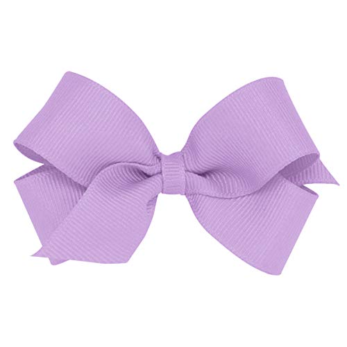 Wee Ones Light Orchid Mini Grosgrain Hair Bow with No-Slip Clip