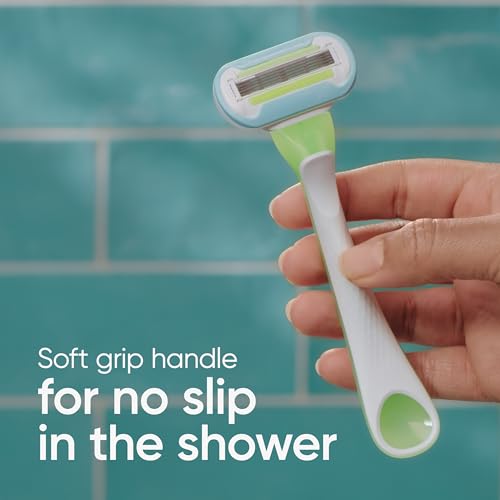 Gillette Venus Extra Smooth Women's Disposable Razors, 5-Blade, 4 Count
