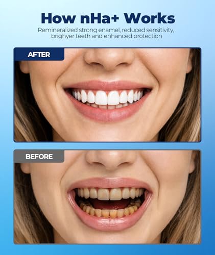 Nano Hydroxyapatite Toothpaste for Enamel Repair - Fluoride-Free