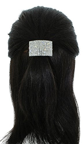 Rhinestone Ponytail Holder - Sparkling Crystal Elastic Hair Tie