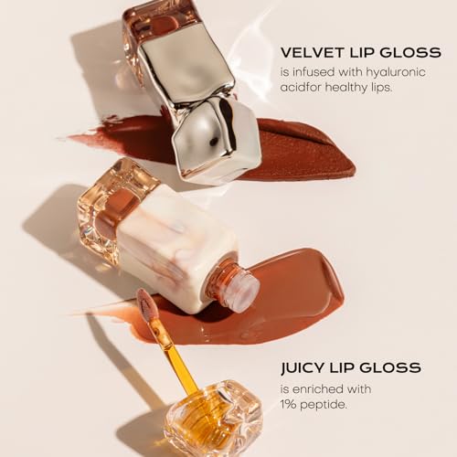 Mistine J02 Secret Love Lip Plumper & Gloss with Peptide, Non-Sticky, Shiny Finish, 0.1 fl oz